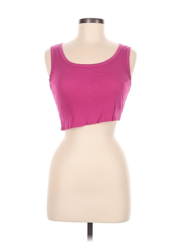 Pre-owned St. John's Bay Tank Top Pink Strapless Neckline Tops