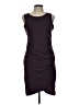 Leith Solid Burgundy Casual Dress Size L - photo 1