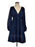 Dialogue 100% Polyester Solid Blue Cocktail Dress Size S - photo 1