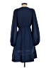 Dialogue 100% Polyester Solid Blue Cocktail Dress Size S - photo 2