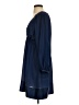 Dialogue 100% Polyester Solid Blue Cocktail Dress Size S - photo 5