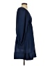 Dialogue 100% Polyester Solid Blue Cocktail Dress Size S - photo 4