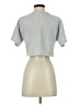 Forever 21 Silver Short Sleeve Turtleneck Size S - photo 2