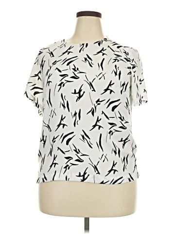 A New Day Short Sleeve Blouse (view 1)