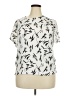A New Day 100% Polyester Ivory Short Sleeve Blouse Size XL - photo 1