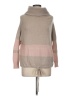360 Sweater 100% Cashmere Color Block Tan Cashmere Pullover Sweater Size M - photo 1