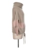 360 Sweater 100% Cashmere Color Block Tan Cashmere Pullover Sweater Size M - photo 4