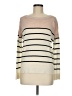 Debut Stripes Ivory Pullover Sweater Size M (estimated) - photo 1