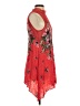 Intimately by Free People 100% Rayon Floral Red Cocktail Dress Size S - photo 4
