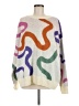 Bailey Rose 100% Acrylic Color Block Ivory Pullover Sweater Size M - photo 1