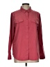 Eddie Bauer Solid Burgundy Long Sleeve Blouse Size L - photo 1