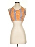 RVCA Orange Sleeveless Blouse Size XS - photo 1