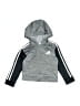 Adidas 100% Polyester Gray Zip Up Hoodie Size 3T - photo 1