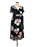 Fortune + Ivy Floral Blue Casual Dress Size 2X - photo 1