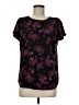 CeCe Black Short Sleeve Blouse Size M - photo 1