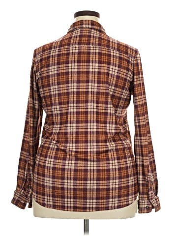 Natural Reflections Long Sleeve Button-Down Shirt (view 2)