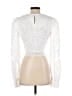 Silvian Heach 100% Polyester White Long Sleeve Top Size EU 40 / US 10 - photo 2