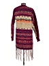 Emery Rose 100% Polyester Purple Poncho Size M - photo 2