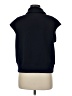 Three Dots Blue Short Sleeve Turtleneck Size M - photo 2