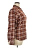 Natural Reflections Plaid Brown Long Sleeve Button-Down Shirt Size XL - photo 4