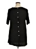 Kim & Cami Black Short Sleeve Blouse Size 1X - photo 2
