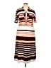 NYC Stripes Brown Casual Dress Size 2X - photo 1