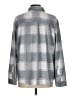 32 Degrees Plaid Gray Long Sleeve Blouse Size L - photo 2