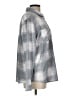 32 Degrees Plaid Gray Long Sleeve Blouse Size L - photo 4