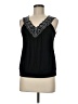 Style&Co Black Sleeveless Blouse Size Med Petite - photo 1