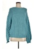Unbranded 100% Acrylic Solid Teal Pullover Sweater Size M - photo 1