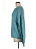 Unbranded 100% Acrylic Solid Teal Pullover Sweater Size M - photo 5