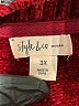 Style&Co 100% Polyester Burgundy Pullover Sweater Size 3X - photo 7