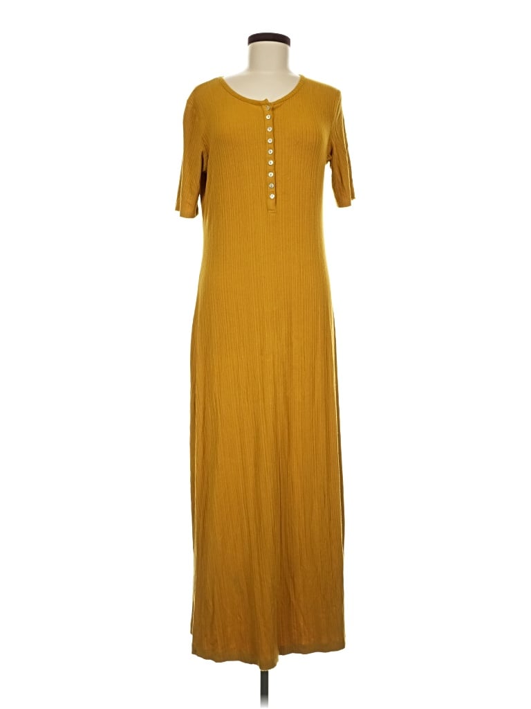 Pre-owned Left Coast By Dolan Casual Dress In Brown