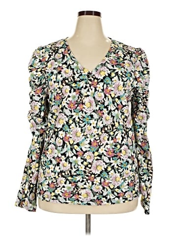 Ann Taylor LOFT Long Sleeve Blouse (view 1)
