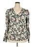 Ann Taylor LOFT Ivory Long Sleeve Blouse Size XXL - photo 1