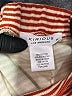 Kirious Stripes Orange Shorts Size S - photo 3