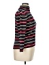Talbots 100% Cotton Stripes Burgundy Turtleneck Sweater Size 0X - photo 4