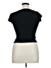 Unbranded Black Short Sleeve Top Size XL - photo 2