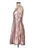 Dressever 100% Polyester Metallic Silver Pink Cocktail Dress Size L - photo 5