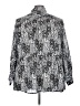 Avenue 100% Cotton Paisley Silver 3/4 Sleeve Blouse Size 30 - 32 Plus - photo 2
