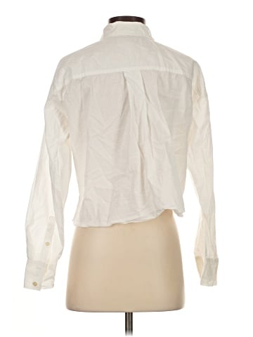 Ann Taylor LOFT Long Sleeve Button-Down Shirt (view 2)