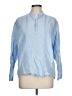 Cubavera Blue Long Sleeve Blouse Size L - photo 1
