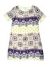 Rare Editions 100% Rayon Print Purple Dress Size 16 - photo 1