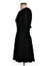 Aqua Solid Black Cocktail Dress Size S - photo 5