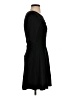 Aqua Solid Black Cocktail Dress Size S - photo 4