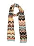 Unbranded Chevron-herringbone Brown Scarf One size - photo 1