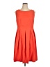 AGB Solid Orange Cocktail Dress Size 14 - photo 1