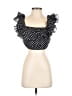 PrettyLittleThing 100% Polyester Black Sleeveless Blouse Size 4 - photo 1