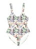 Dippin Daisy's Swimwear Print Ivory One Piece Swimsuit Size S - photo 1