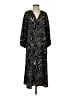 Zara Animal Print Black Casual Dress Size XS - photo 1